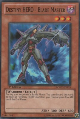 Destiny HERO - Blade Master - LCGX-EN129 - Common - 1st Edition x1 - Lightly Pla-image