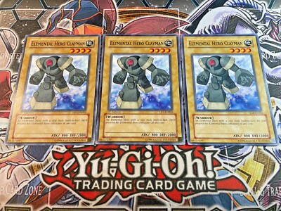 ***3x Elemental Hero Clayman 3x*** DP1-EN003/TLM-EN003 | 1stEd/Unlm | YuGiOh! NM-image