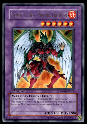 Yu-Gi-Oh! Elemental Hero Phoenix Enforcer #DP05-EN012 1st Edition Near Mint-image