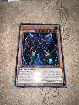Secret Rare Destiny HERO - Plasma SGX1 Speed Duel English NM Anime Yu-Gi-Oh! GX-image