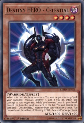 1st Ed Destiny HERO - Celestial LEHD-ENA05 Yugioh-image