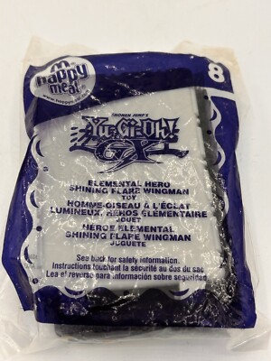 2006 Yugioh GX Elemental Hero Shining Flare Wingman #8 McDonald’s SEALED-image