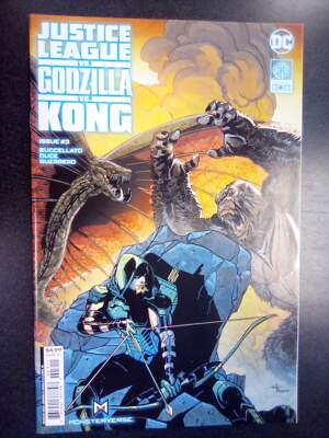 Justice League vs Godzilla vs Kong #3 Cover A Johnson Comic Book First Print-image