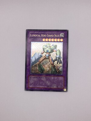 YuGiOh Elemental Hero Grand Neos - Ultimate - 1st Edition - Moderately Played-image