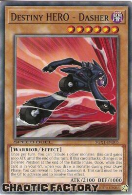 YUGIOH SGX1-ENB05 Destiny HERO - Dasher Common 1st Edition NM-image
