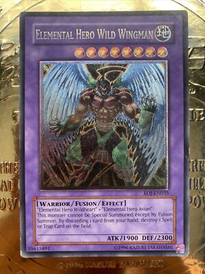 Elemental Hero Wild Wingman Ultimate Rare Eoj-en035 (6)-image