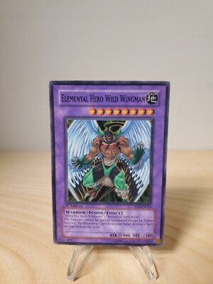 Yugioh TCG: Elemental Hero Wild Wingman EOJ-EN035 (1st Edition)-image