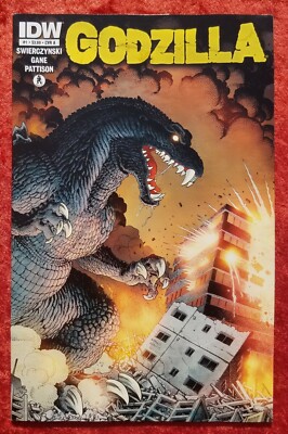 Godzilla #1 A-Cover, IDW, 2012; Art Adams Cover-image