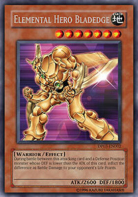 Elemental Hero Bladedge - DP03-EN002 - Rare - 1st Edition x1 - Near Mint-image