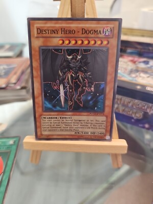 Yugioh Card Destiny Hero - Dogma POTD-EN014 Super Rare Unlimited Edition-image