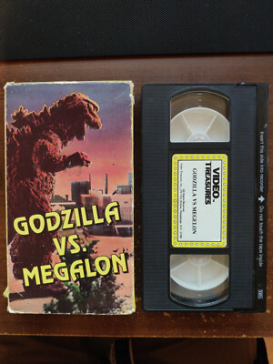 Godzilla Vs. Megalon VHS Video Treasures Release-image