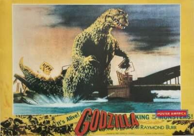 Godzilla Movie Vintage Reproduction Promo Poster 1996 24 X 34  King Of The Monst-image