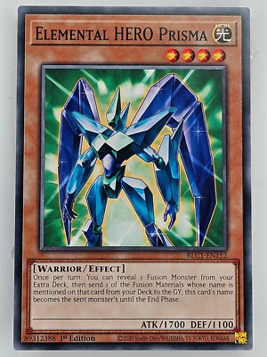 ㊙️ Yu Gi Oh - BLC1-EN152 Elemental Hero Prisma - Common/Short Run-image