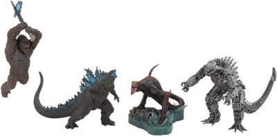 GODZILLA VS.KONG (2021) Art Spirits Gekizou Series  Painted  Figures 4 pieces-image