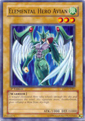 Elemental Hero Avian - YSD-EN007 - Common - Unlimited Edition x1 - Heavily Playe-image