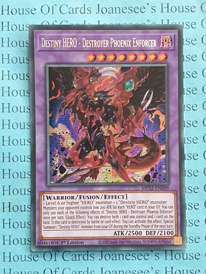 Destiny HERO - Destroyer Phoenix Enforcer MP22-EN209 Yu-Gi-Oh Card 1st Edit New-image