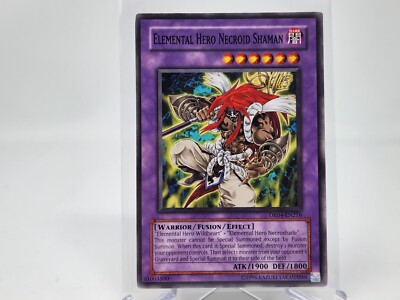 YuGiOh Elemental Hero Necroid Shaman DR04-EN216 Dark Revelation Common LP-image