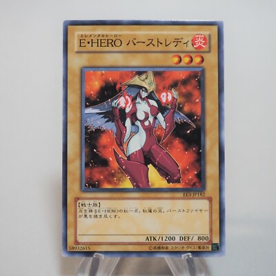 Yu-Gi-Oh yugioh Elemental HERO Burstinatrix EE3-JP182 Japan Near MINT c839-image
