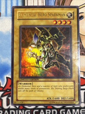 Elemental Hero Sparkman YSD-ENS01 Ultra Rare HP Yugioh Card-image