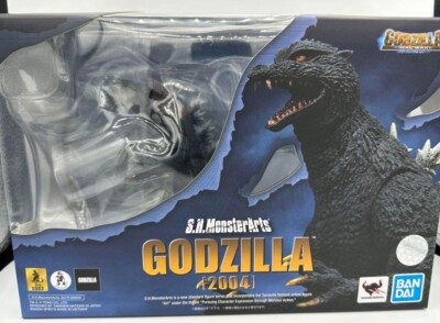 S.H. Monster Arts Godzilla 2004 Action Figure Final Wars Bandai Kaiju Toy New JP-image