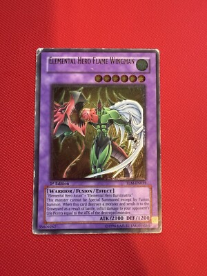 MISPRINT Elemental HERO Flame Wingman (UTR) TLM-EN035  1st Edition-image
