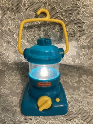 Vintag Fisher Price Lantern Light Up Camping Toy 1997 Light Works No Sound Clean-image