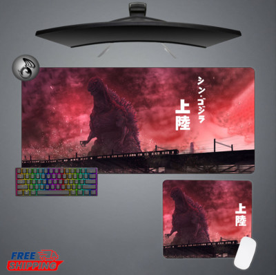 Godzilla New Face Mouse Pad With NonSlip Rubber Base Desk Mat-image
