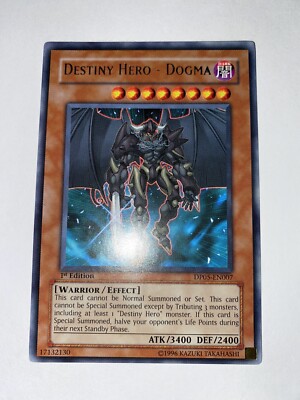 Yugioh! Destiny Hero - Dogma DP05-EN007 1st Edition Rare NM-image