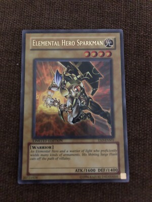 Yugioh Elemental HERO Sparkman YSD-ENS01 Limited Edition Ultra Rare-image