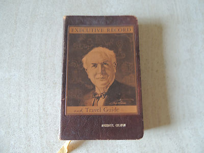1960  Executive Record And Travel Guide Leather Bound VERY NICE -image
