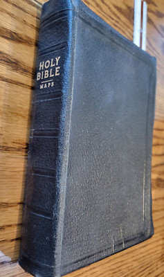 The Holy Bible Maps 1950 Old & New Testaments American Bible Society New York-image