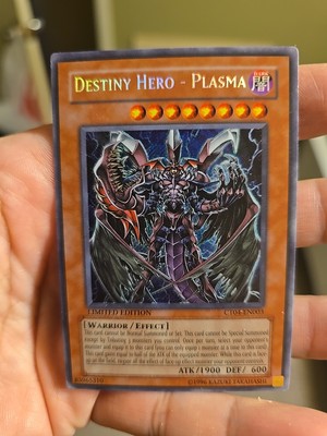 Yugioh! Destiny HERO - Plasma CT04-EN003 Secret Rare HP Limited Edition -image