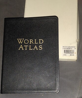 1992 Leather Bound World Atlas-image