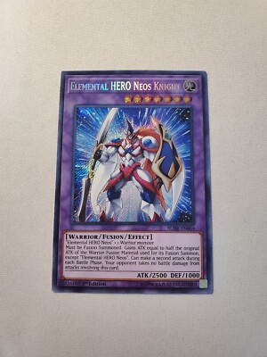 Yugioh - Elemental HERO Neos Knight BLHR-EN064 NM 1st ed Secret Rare-image
