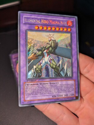 Elemental Hero Magma Neos TAEV-EN043  Secret 1st Ed  Yugioh LP-image