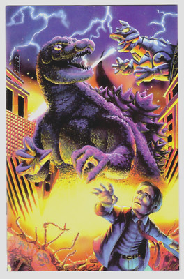 Godzilla Rivals: Mothra vs Moguera Exclusive 1st PONCHO Comic Art Virgin Variant-image