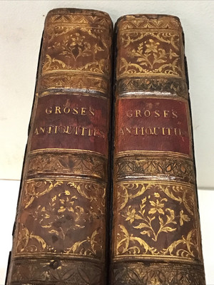 1797 Antiquities of Scotland 2 Volumes, Francis Grose, With Map, 188 Plates-image