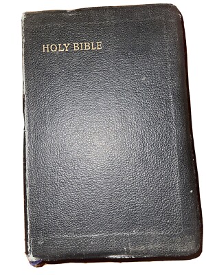 Holy Bible Collins Clear Type Press Vintage Black KJV EUC King James Old & New-image
