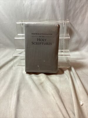 New World Translation of the Holy Scriptures New Sealed Gray Soft Cover-image