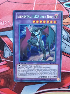 Elemental Hero Dark Neos LCGX-EN059 - 1st Edition - Secret Rare - NM-image
