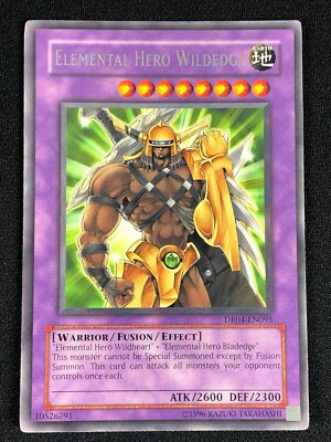 YUGIOH ELEMENTAL HERO WINDEDGE DR04-EN095 RARE (NM)-image