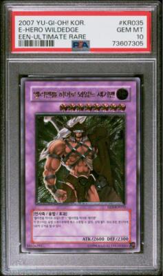 Yu-Gi-Oh Elemental Hero Wildedge EEN-KR035 Korean Ultimate PSA10-image
