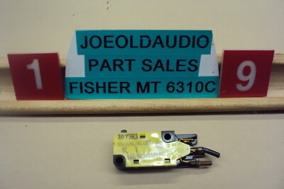 Fisher Turntable MT-6310C ON/OFF Switch. Tested. Parting Out Entire MT-6310C-image