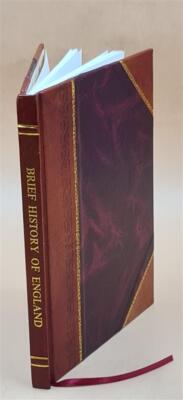 Brief history of England with notes, questions, and maps. 1891 [Leather Bound]-image