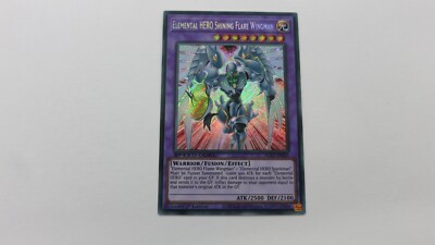 ELEMENTAL HERO SHINING FLARE WINGMAN 1ST  SGX3-ENI25 SECRET YUGIOH NM / UNPLAYED-image