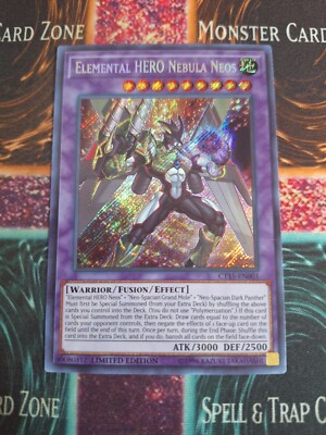 Yu-Gi-Oh! Elemental HERO Nebula Neos CT15-EN001 Secret Rare Limited Near Mint-image