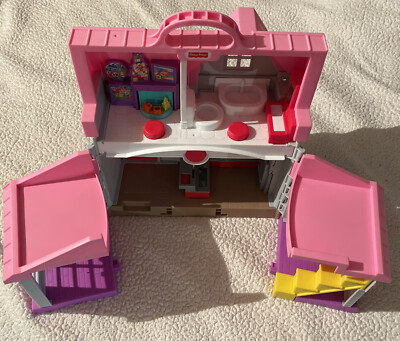Fisher Price Little People Big Helpers Home Play House Mattel 2017 Sound Works!-image