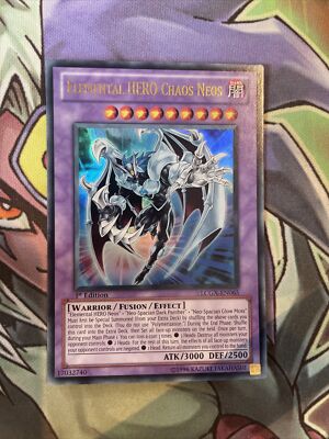 LCGX-EN065 Elemental Hero Chaos Neos Ultra Rare 1st Edition NM Yugioh Card-image