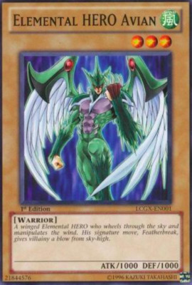 1X NM Elemental Hero Avian - From Various Sets - Common 1st Edition yugioh-image