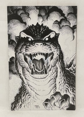 Godzilla's Monsterpiece Theatre #1 / 2024 NYCC / ART ADAMS Sketch / LTD 500 / NM-image